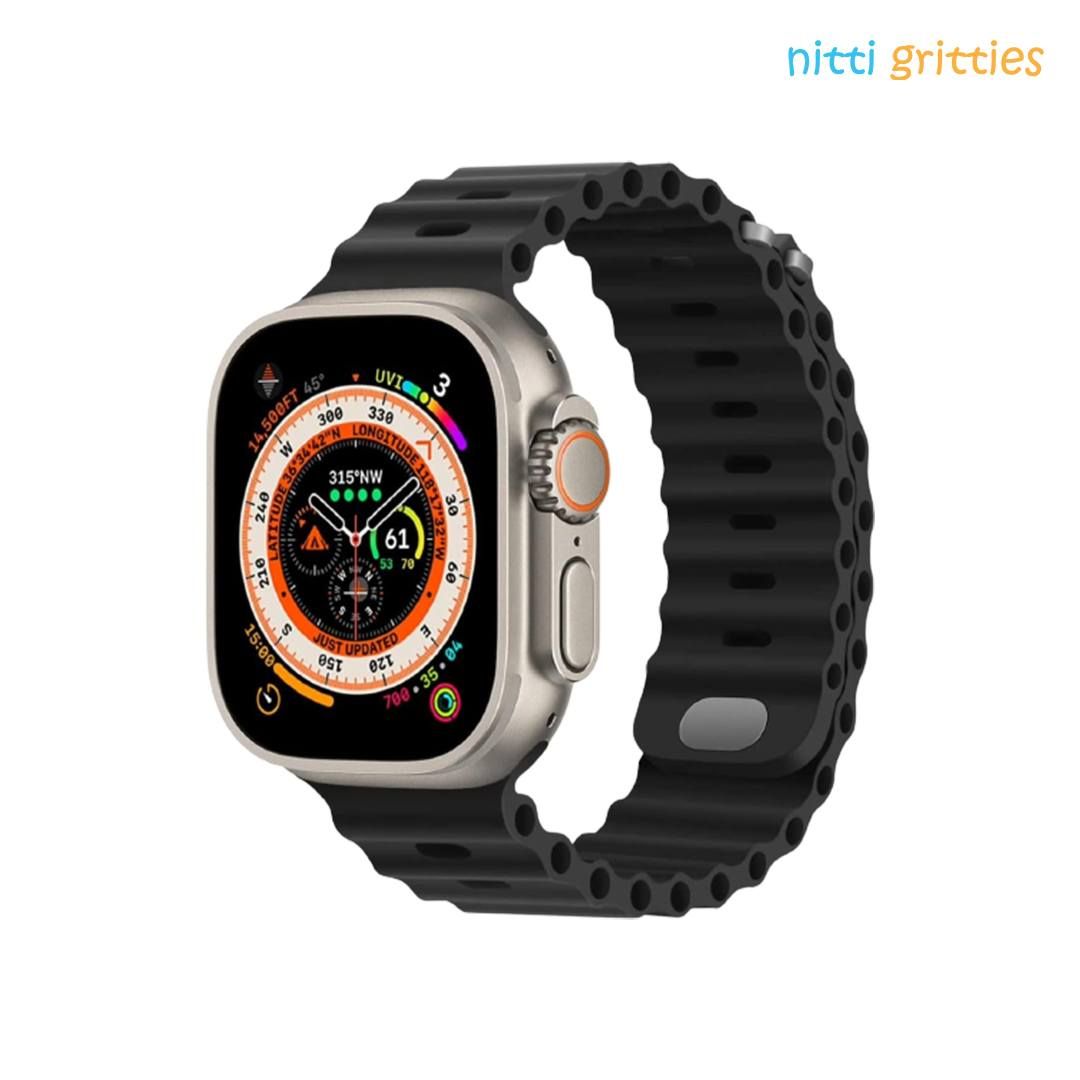 Ultra Smart Watch With 7 Straps