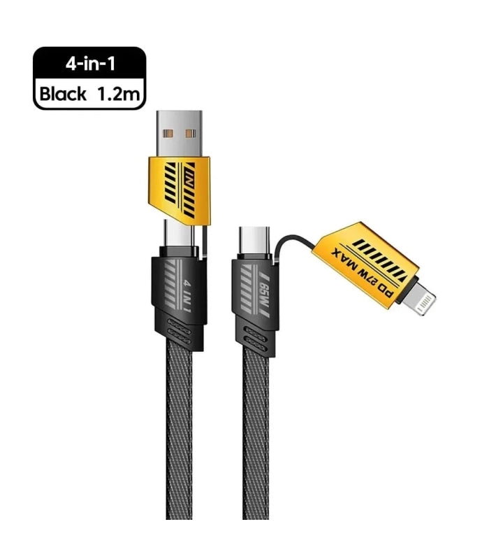 4 in 1 Fast Charging Cable 65Watt - High Quality